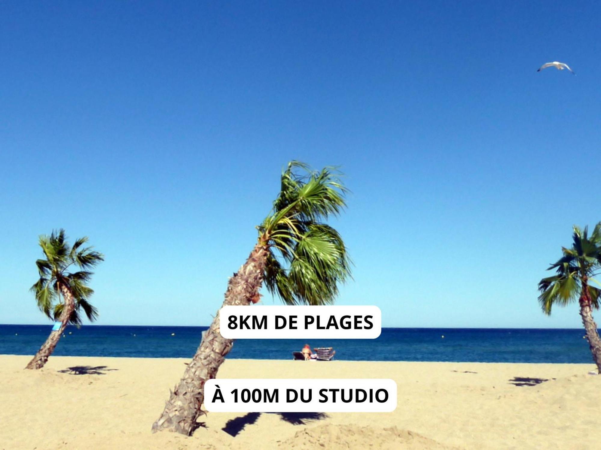 Appartement A 100M De La Plage - Terrasse & Parking Prive Ле Баркарес Экстерьер фото